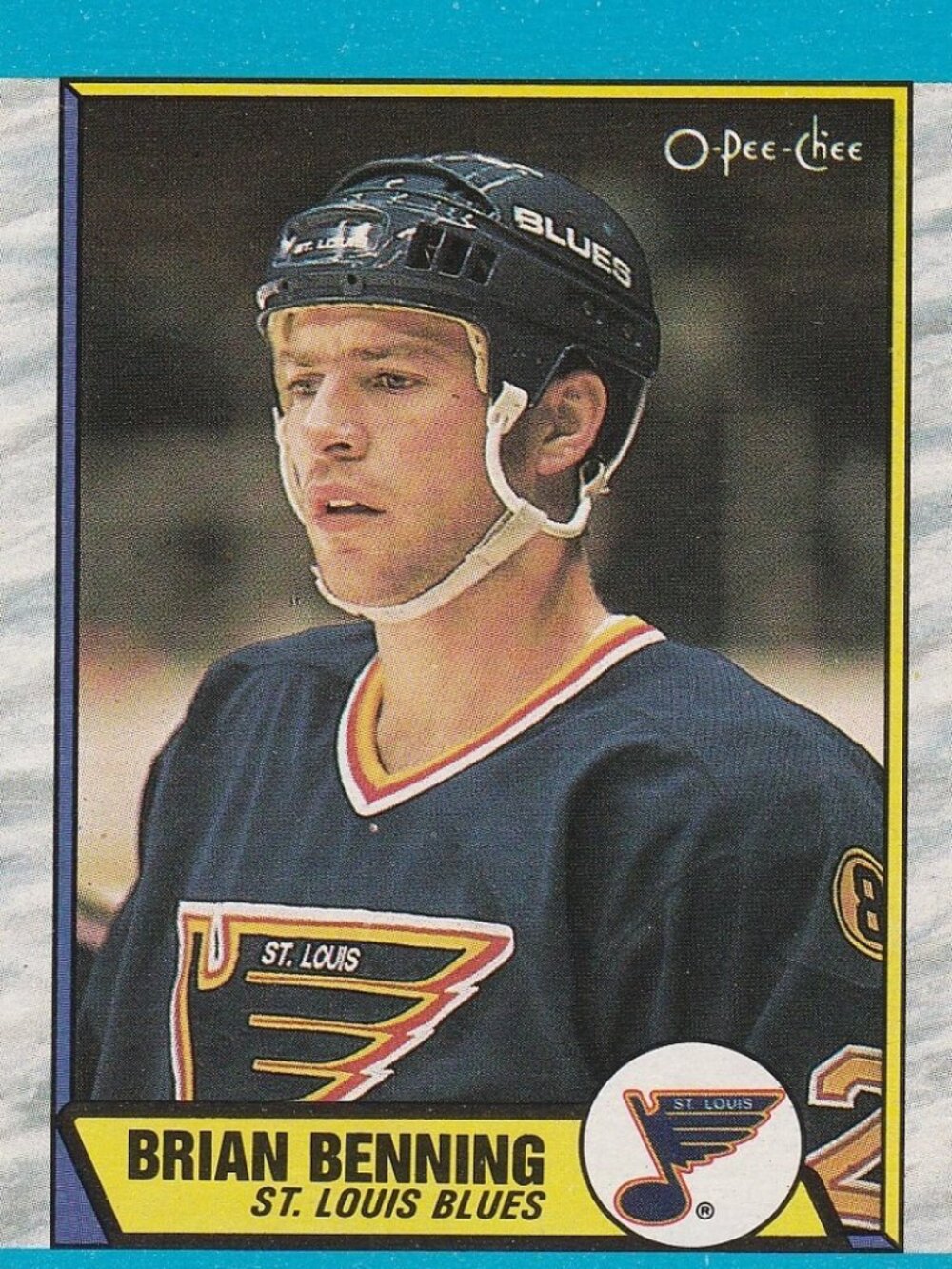 Brian Benning - 1989 O Pee Chee Hockey Card